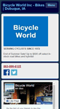Mobile Screenshot of bicycleworlddbq.com